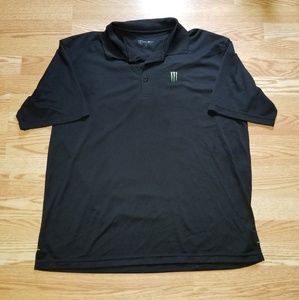 Black Monster Brand Polo